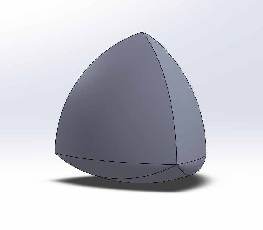 Object of Constant Width - Tetrahedron
