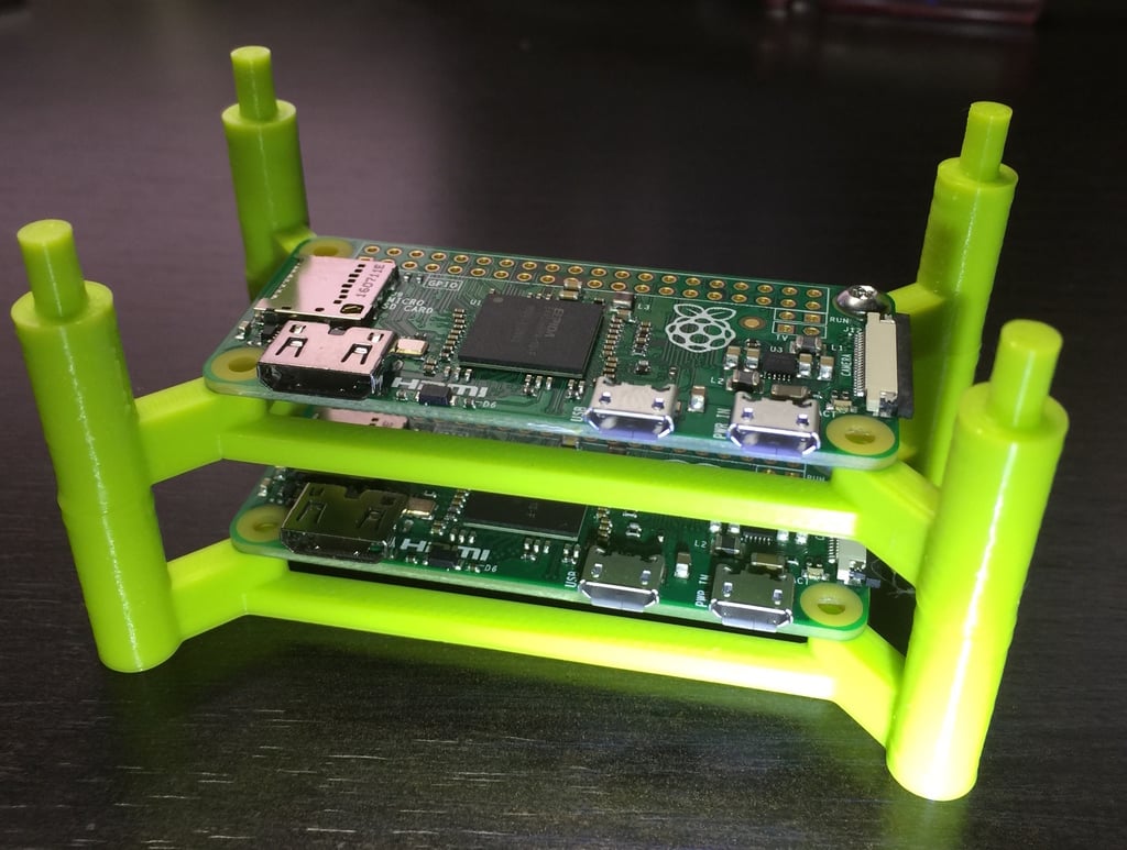Raspberry Pi Zero Cluster mounting bracket