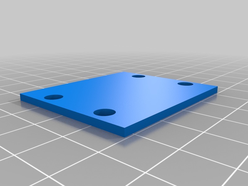BaneBots P60 16:1 Gearbox Drilling Template 