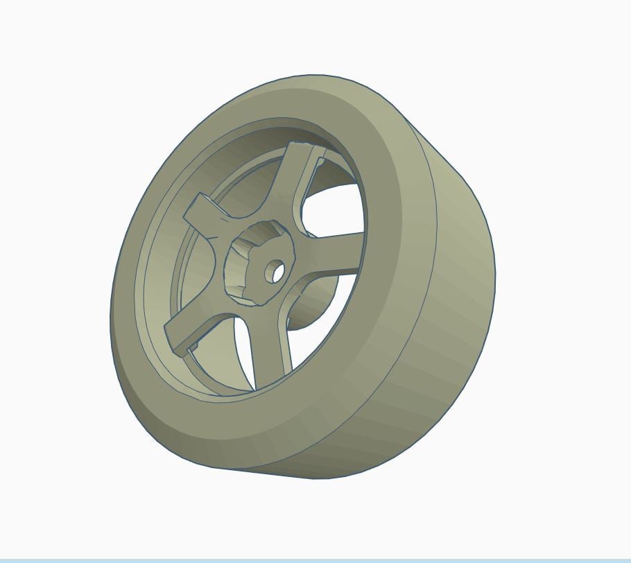 1/10 Drift Wheel | RC Car Wheel /w Tire | Tamiya