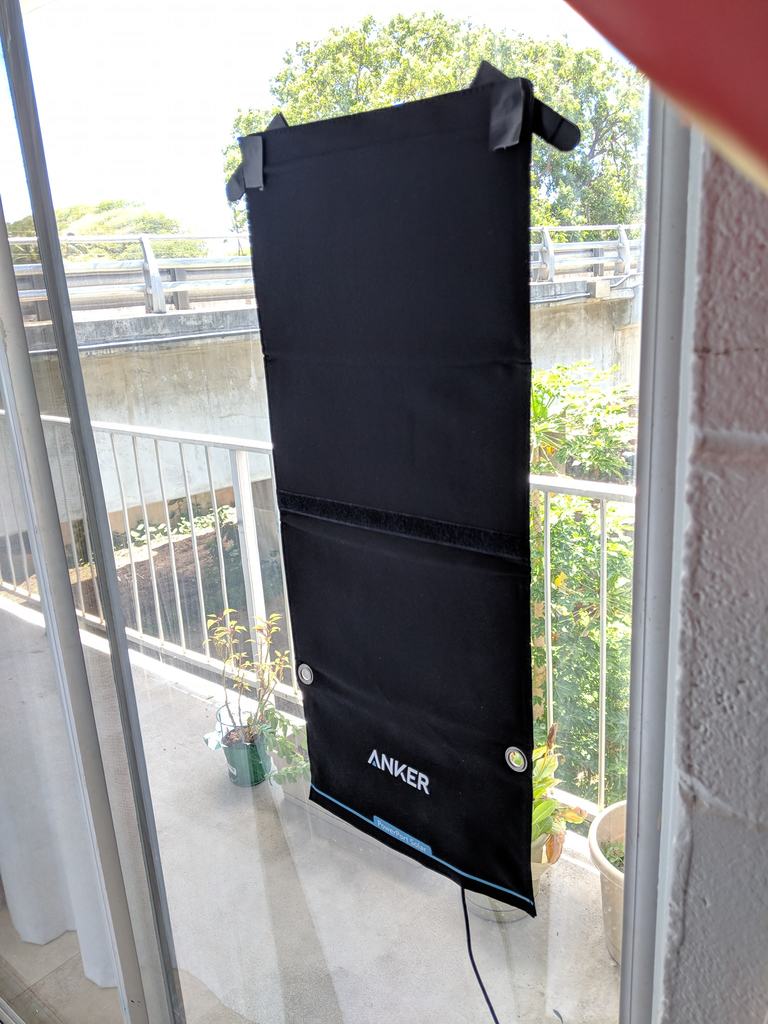 Window hooks for ANKER solar panel