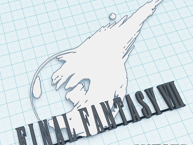 FInal Fantasy VII (7) Logo Art