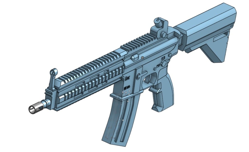 HK 416 rifle model