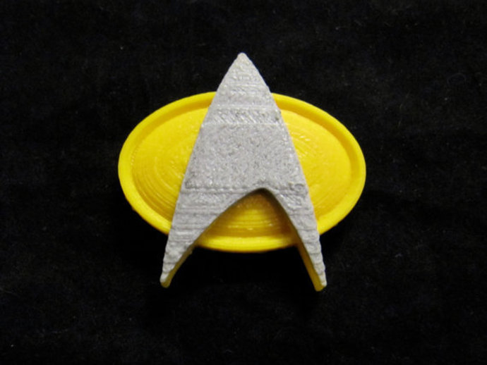 Star Trek Badge magnetic, with backing