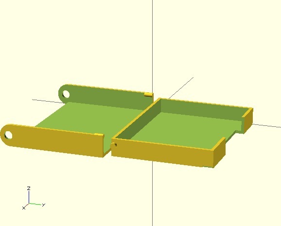Customisable card box and draw/discard pile holder
