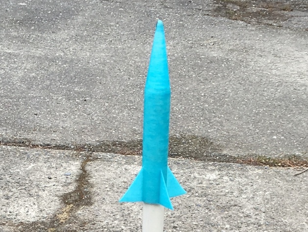Customized Compressed Air Rocket for original MAKE launcher