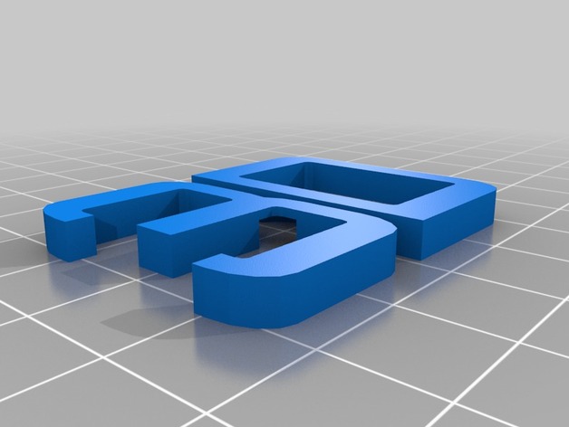 3D My Customized Replicator 2 Nameplate