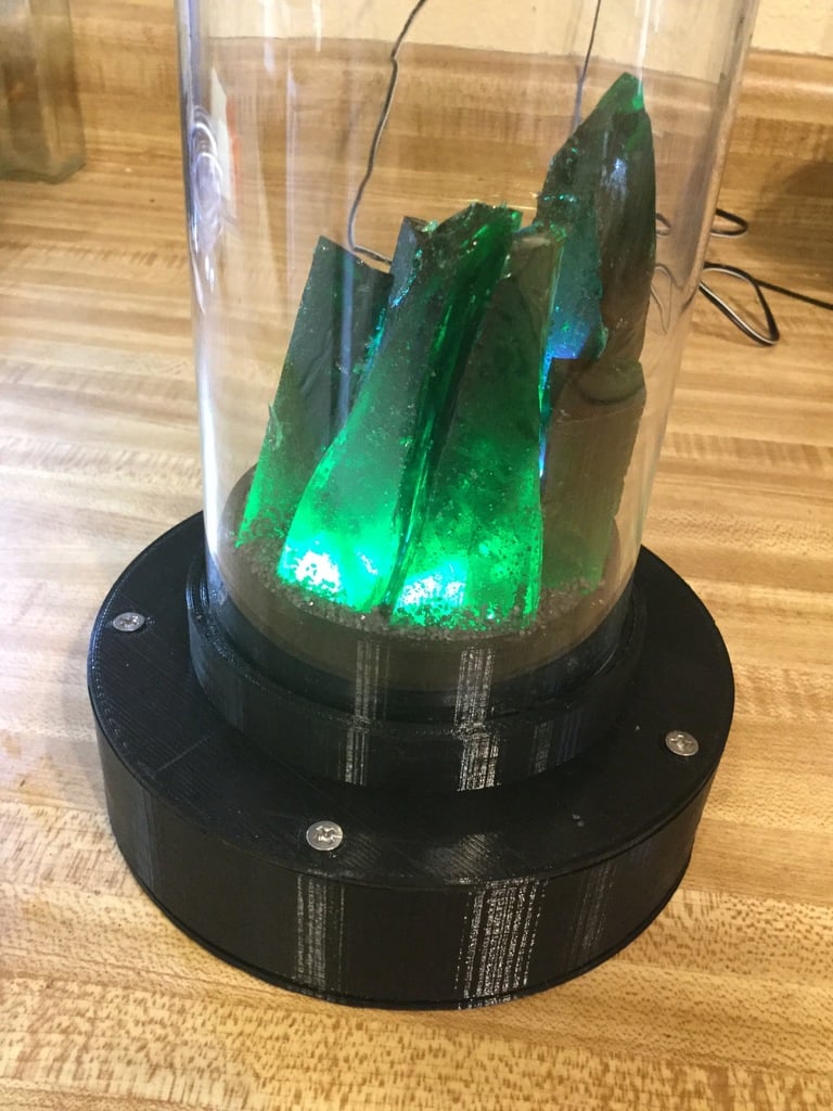 Kryptonite Glass Display Stand