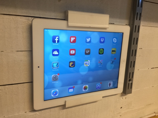 Flush Ipad wall mount (for smaller printbeds)