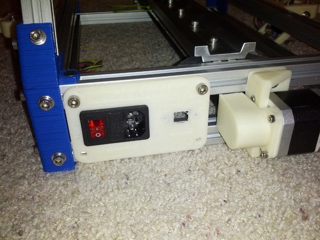 MendelMax Power (IEC, fuse, switch) and USB panel