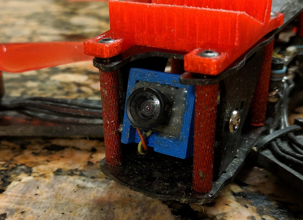 Whoop FPV camera mount to full size