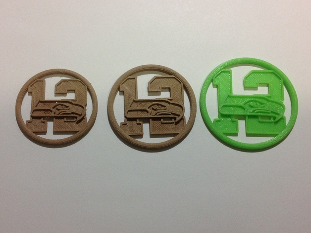 Seahawks coin/badge