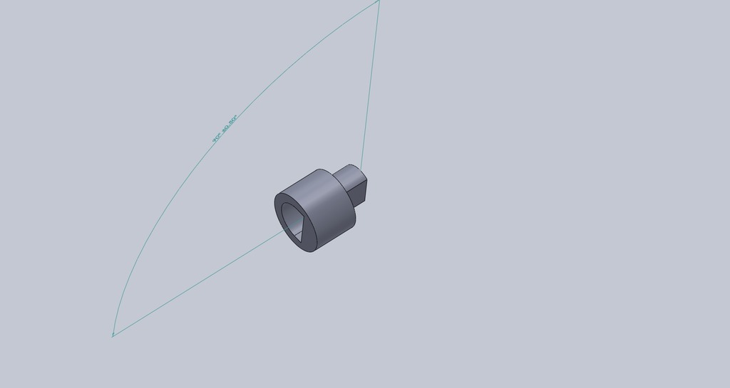Combi boiler button extender (D shaped)