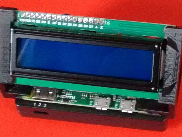 Raspberry Pi Zero LCD brackets