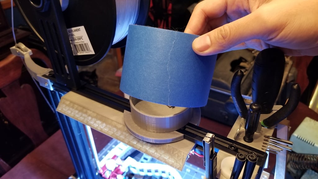 Ender 3 3M Blue Painters Tape Holder and Small Parts Tray