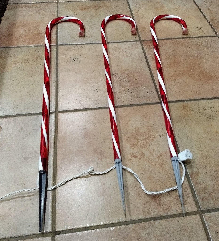 Replacement Yard Stake for Decorative Candy Canes
