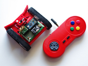 Mini Sumo with Remote Control 3D model