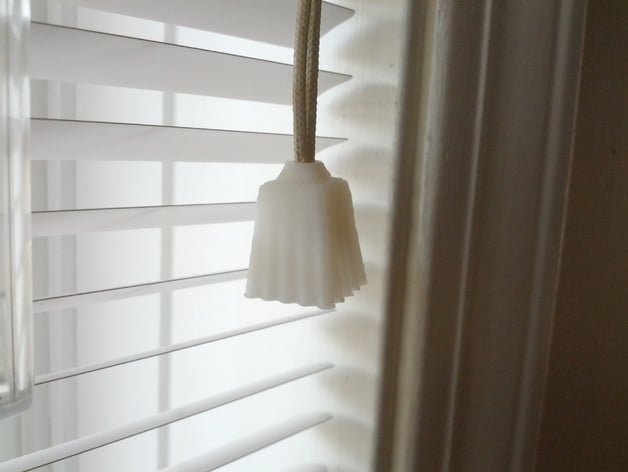 Window blinds pull cone