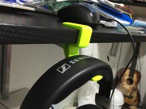 Headphone Hook - 19mm Desktop ( Ikea Bjursta )