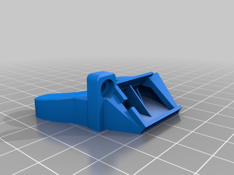 Angled hot2 fan nozzle for Prusa i3