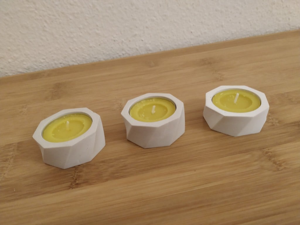 cheap and easy casting method - small candle holder mold