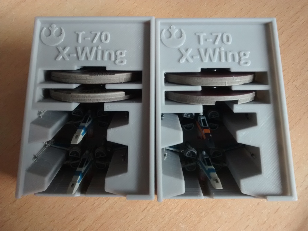T-70 X-Wing x2 Holder (X-Wing Miniatures) for Stanley Organizer