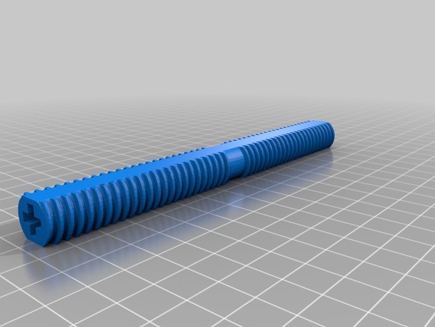 Screw and jaw for Fully printable PCB vise by sneakypoo