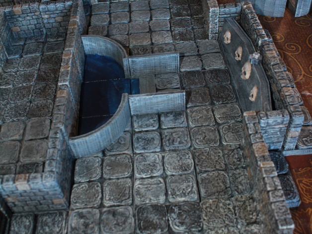 Image of OpenForge Low Wall Pool Tiles