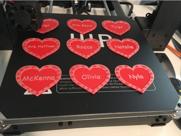 Personalized Glowing Valentines for Kids Remake