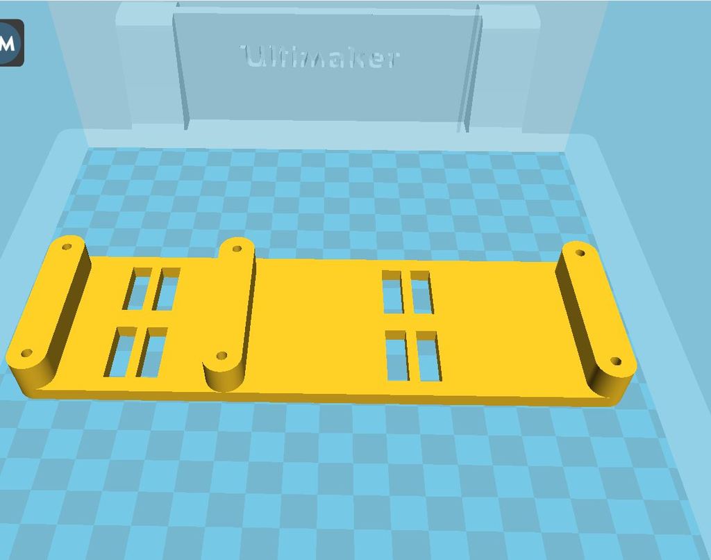 Ultimaker Mount for 2 additional extruders
