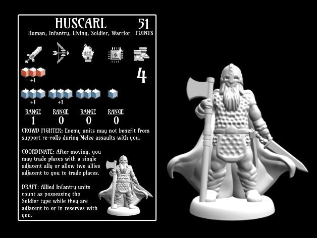 Image of Huscarl (18mm scale)