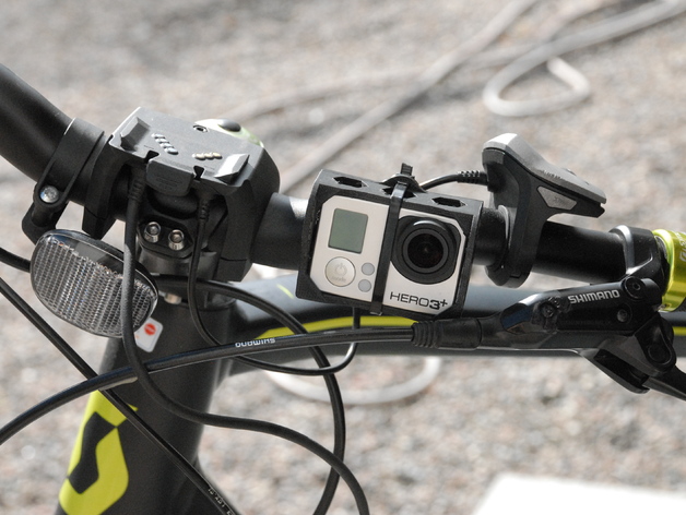 Gopro 3+ Case with Lens Saver and Zip-tie mount