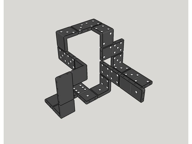 3D domino for in space