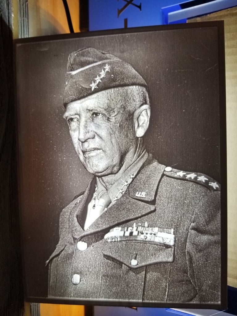 General Patton Lithophane