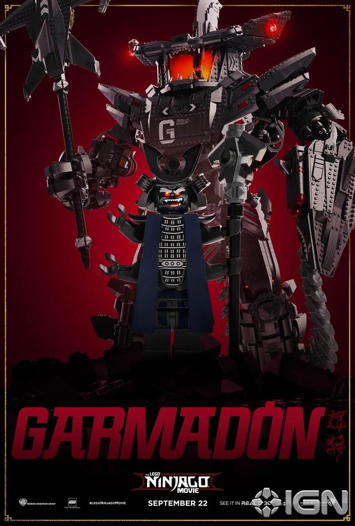giant lego Garmadon
