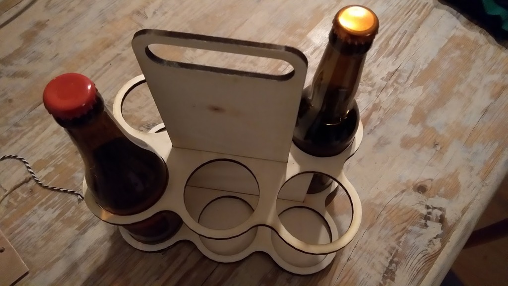 Beer Crate (OpenScad Parametric )