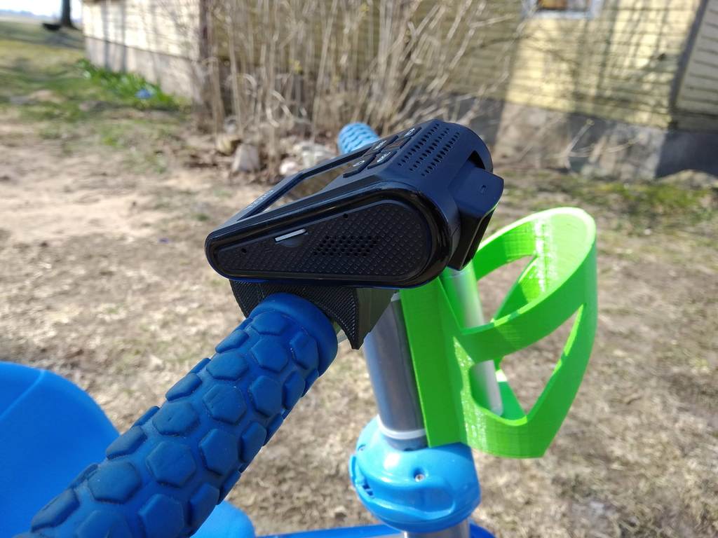 Viofo a119 bicycle holder with zip ties mount 