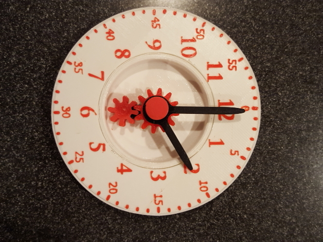 teach a child to tell time with minute scale