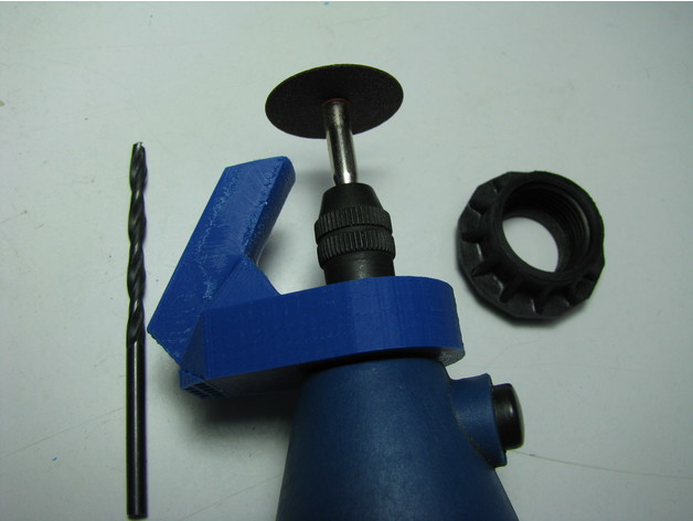 Drill bit sharpener for "generic" rotary tool