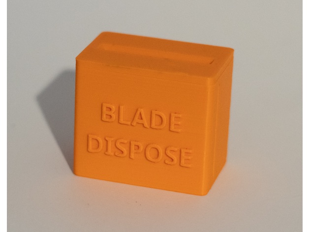 Razor Blade Disposal Box