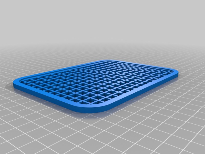 My Customized Parametric Footplate - Square Grid Pattern