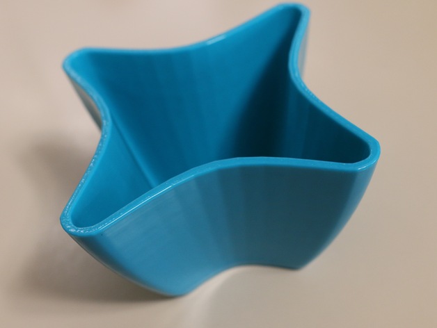 Four Sided Concave Bowl