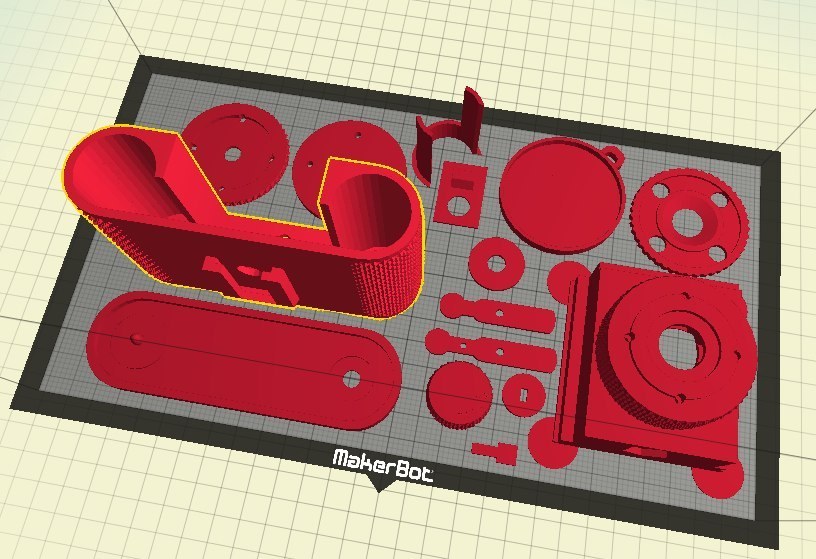 Schlem's P6*6 Camera - All the parts in one Thing file