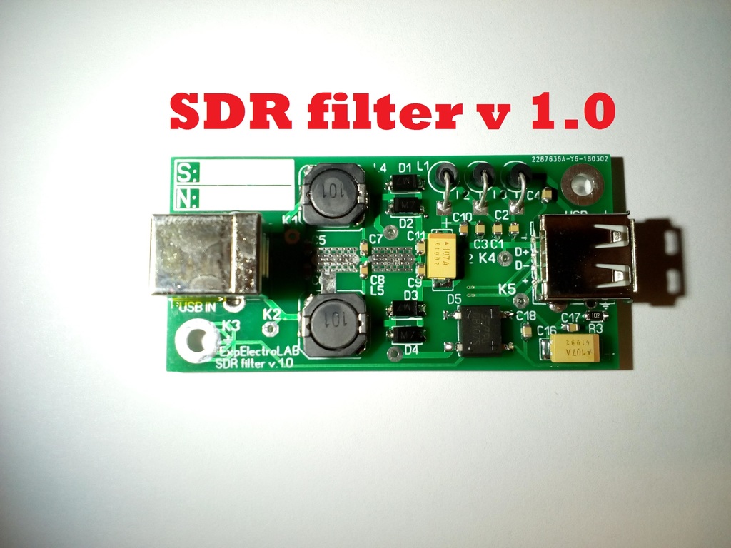 ExpElectroLAB SDR Filter