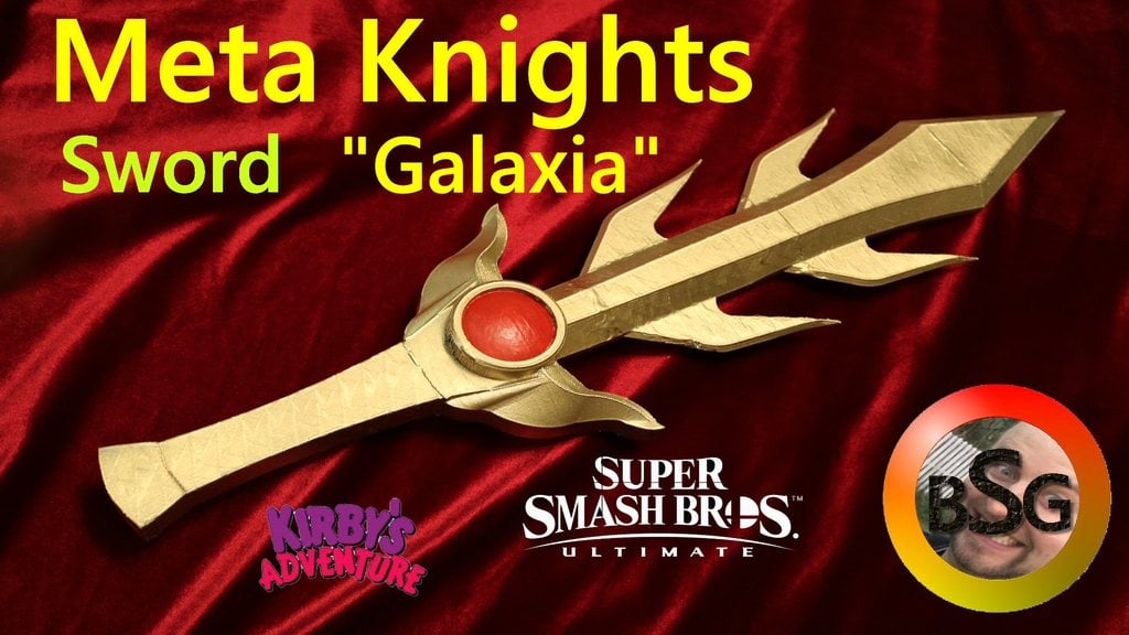 Meta Knights Sword "Galaxia" from Kirby's Adventure/Smash Bros