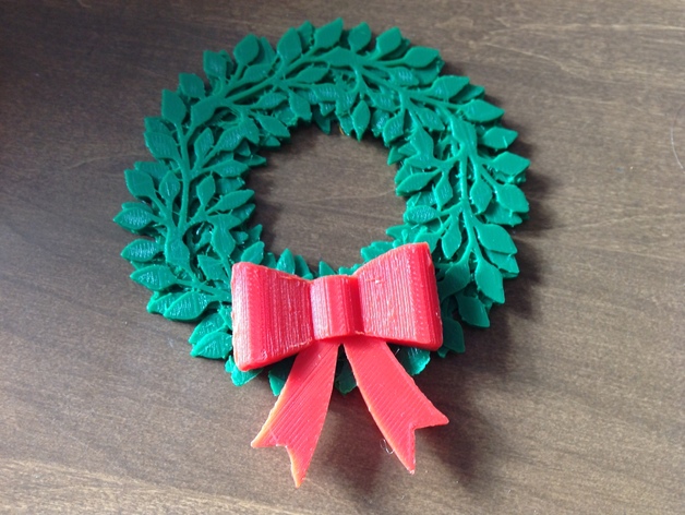 Christmas Wreath with large bow