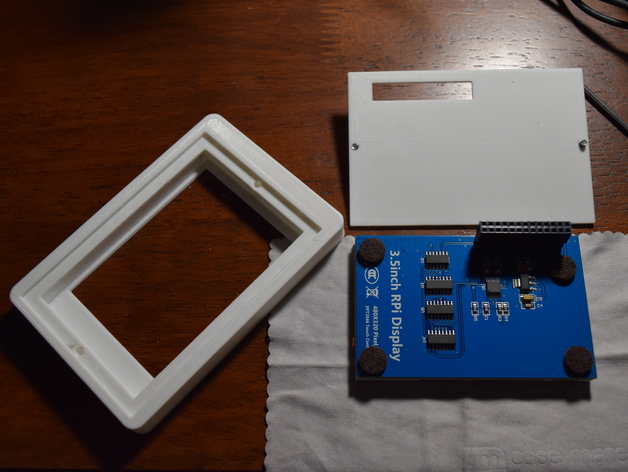 Basic 3.5" Raspberry Pi LCD Bezel & Back Plate