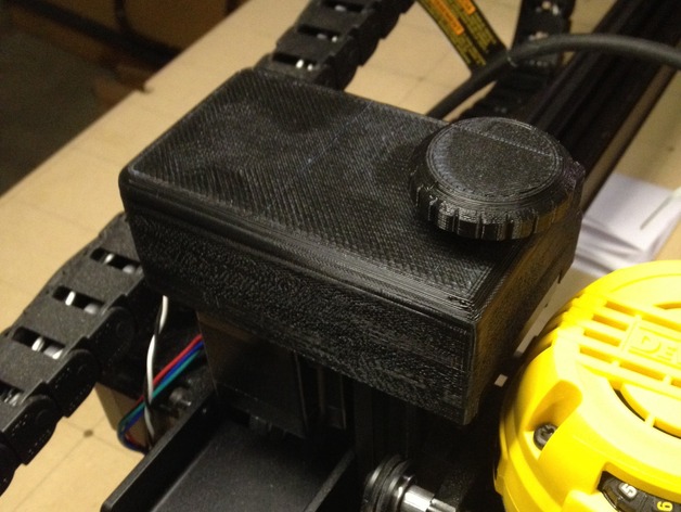 X-Carve Z axis Belt Cover and Knob