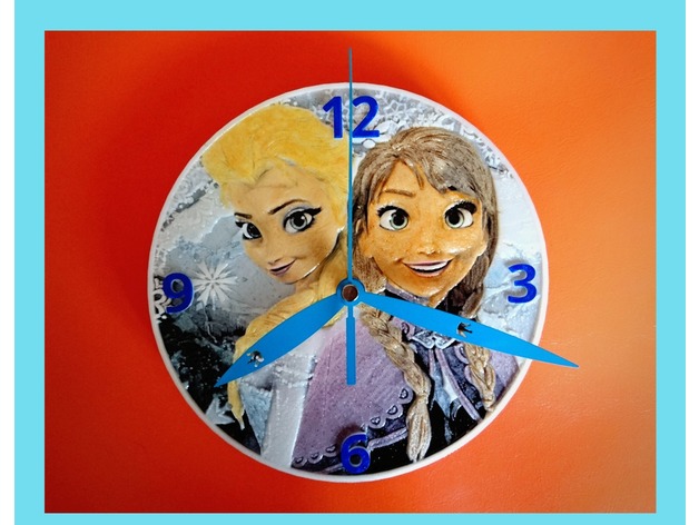 Reloj Frozen 3D