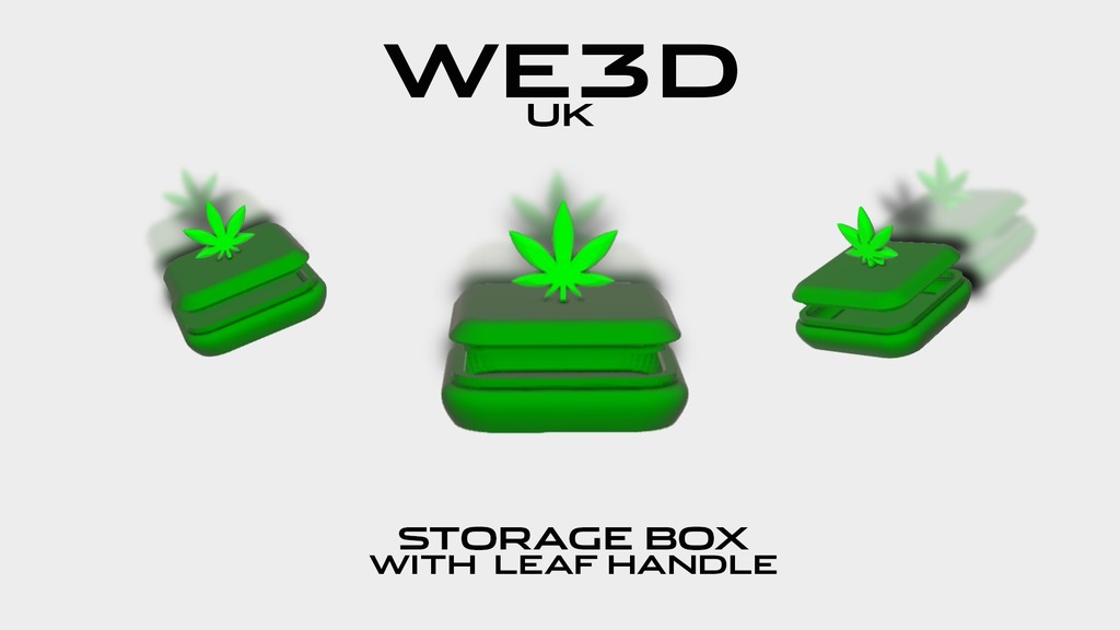 420 Stash Container with Leaf Handle